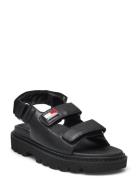 Tjw Fancy Sandal Matalapohjaiset Sandaalit Black Tommy Hilfiger