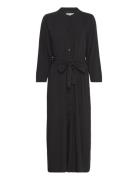 Harperll Maxi Dress 3/4 Polvipituinen Mekko Black Lollys Laundry