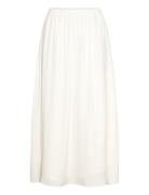 Wide Maxi Skirt Pitkä Hame Cream Gina Tricot