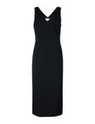 Slfpenelope Sl Dress Polvipituinen Mekko Navy Selected Femme