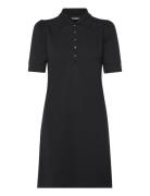 Collared Shift Dress Lyhyt Mekko Black Lauren Ralph Lauren