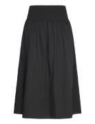 Vimia Hw Midi Skirt/Ka Polvipituinen Hame Black Vila