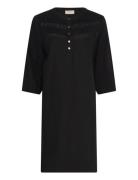 Fqlava-Dress Polvipituinen Mekko Black FREE/QUENT