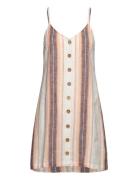 Classic Surf Stripe B/T Dress Lyhyt Mekko Beige Rip Curl