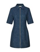 Hollismd Dress Lyhyt Mekko Navy Modström