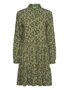 Dress Lyhyt Mekko Khaki Green United Colors Of Benetton