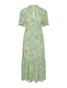 Yasmoki 2/4 Long Dress S. - Wg Polvipituinen Mekko Green YAS