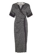 Dvf Dorothea Dress Polvipituinen Mekko Black Diane Von Furstenberg