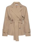 Trudy Short Trench Coat Trenssi Takki Beige Marville Road