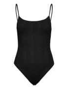 Textured Swimsuit Uimapuku Uima-asut Black Mango