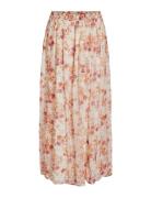 Vifalia Hw Maxi Skirt/Dc/Ka Pitkä Hame Cream Vila