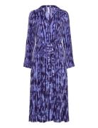 Belt Shirt Dress Polvipituinen Mekko Blue Mango