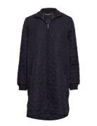 Padded Quilt Coat Tikkitakki Blue Ilse Jacobsen