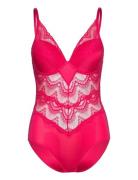 Tanya Body W Bra Fill Body Alusmekko Red Missya