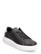 Low Top Lace Up Lth Matalavartiset Sneakerit Tennarit Black Calvin Kle...