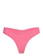 Flex Thong Stringit Alusvaatteet Pink Organic Basics