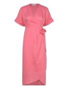 Mya Dress Polvipituinen Mekko Pink Twist & Tango