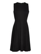 Modern Ponte-Dress Polvipituinen Mekko Black Lauren Ralph Lauren