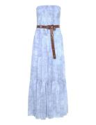 Sunbleach Maxi Smock Drs Maksimekko Juhlamekko Blue Michael Kors