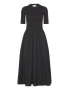 Dagnamaiw Ss Dress Polvipituinen Mekko Black InWear