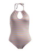 Wavy Stripe Piece Uimapuku Uima-asut Multi/patterned Roxy