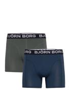 Bamboo Boxer 2P Bokserit Blue Björn Borg