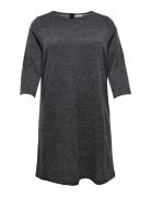 Carmartha 3/4 Knee Dress Jrs Polvipituinen Mekko Grey ONLY Carmakoma