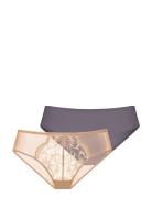 Melanie-2Pp Cheeky_Hipster Hipsterit Alushousut Alusvaatteet Beige Dor...