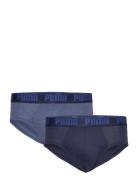 Puma Men Everyday Brief 2P Y-sepalus Briefs Alushousut Blue PUMA