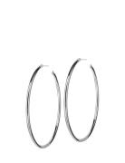 Hoops Earrings Large Accessories Jewellery Earrings Hoops Silver Edbla...