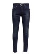 Rey K3606 Mid Blue Jeans Bottoms Jeans Slim Blue Gabba