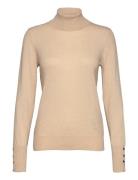 Nalakb Rollneck Tops Knitwear Turtleneck Cream Karen By Simonsen