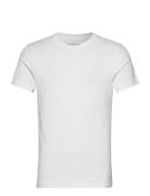 Crew-Neck Regular Tops T-shirts Short-sleeved White Bread & Boxers