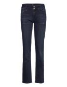 35 The Regitze Curved Bottoms Jeans Straight-regular Blue Denim Hunter