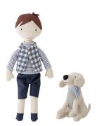 Hilbert Doll, Blue, Linen Set Of 2 Toys Dolls & Accessories Dolls Mult...