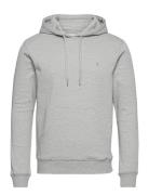 Zain Ls Hoodie Tops Sweat-shirts & Hoodies Hoodies Grey Farah