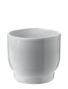 Flowerpot Home Decoration Flower Pots White Knabstrup Keramik