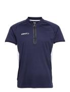 Pro Control Impact Polo M Sport T-shirts Short-sleeved Blue Craft