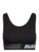 Hmlte Maja Cotton Sports Top Sport Bras & Tops Sports Bras - All Black...