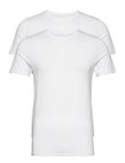 Jbs 2-Pack O-Neck Bamboo. Tops T-shirts Short-sleeved White JBS