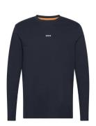 Tchark Tops T-shirts Long-sleeved Navy BOSS