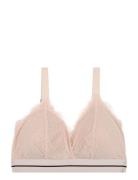 Darling Lace Lingerie Bras & Tops Soft Bras Bralette Pink Love Stories