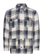 Jesse Check Hybrid Shirt Tops Overshirts Multi/patterned Les Deux