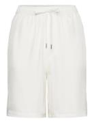 Twill Piped Short Bottoms Shorts Casual Shorts White Filippa K