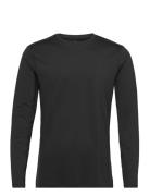 Long Sleeve Active Tops T-shirts Long-sleeved Black Bread & Boxers