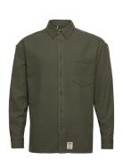 Deacon Heavy Shirt Ls Tops Shirts Casual Green Fat Moose