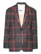 Allen - Wool Check Blazers Single Breasted Blazers Multi/patterned Day...