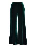 Frdonna Pa 1 Bottoms Trousers Wide Leg Green Fransa