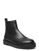 Boots - Flat Shoes Chelsea Boots Black ANGULUS