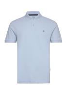 Slhdante Ss Polo Noos Tops Polos Short-sleeved Blue Selected Homme